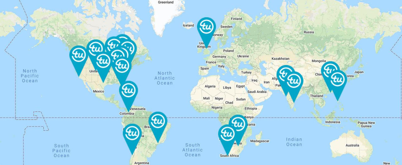TU locations map image